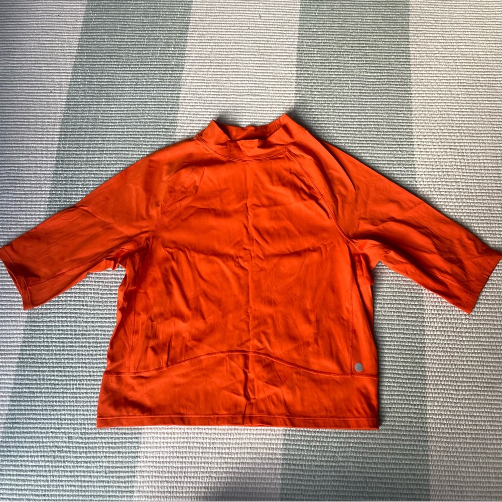 Calla Bright Orange rash guard size L
